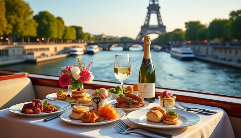savourez une expérience inoubliable avec notre croisière déjeuner à paris. alliez gastronomie raffinée et paysages enchanteurs en glissant sur la seine. profitez de plats savoureux tout en admirant les monuments emblématiques de la ville lumière. une évasion culinaire qui éveille vos sens!
