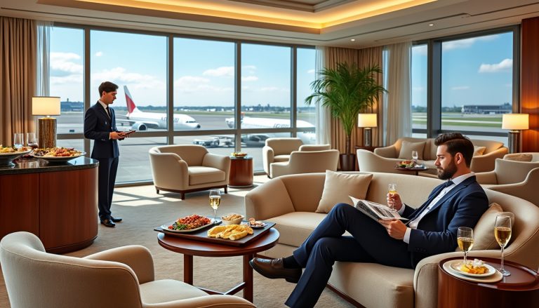 découvrez nos salons vip à l'aéroport, où luxe et confort se rencontrent pour transformer votre escale en une expérience de détente inoubliable. profitez d'un espace tranquille, de services exclusifs et d'une atmosphère apaisante avant votre vol.