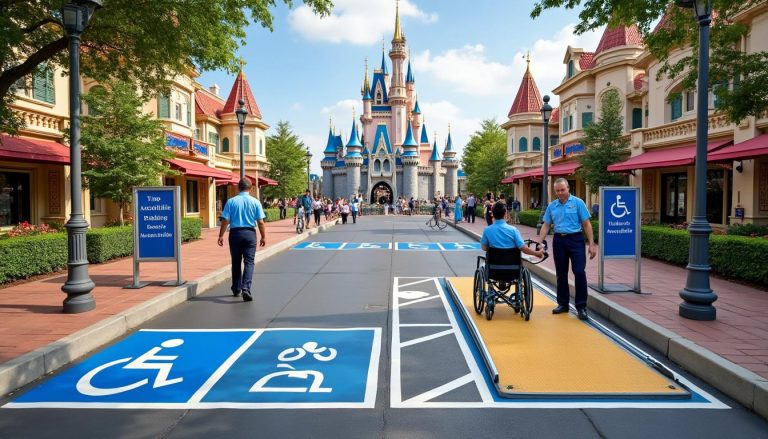 découvrez comment disneyland paris facilite l'accès aux personnes à mobilité réduite : stationnement réservé, attractions adaptées, réductions tarifaires et services personnalisés pour un séjour inclusif et confortable.
